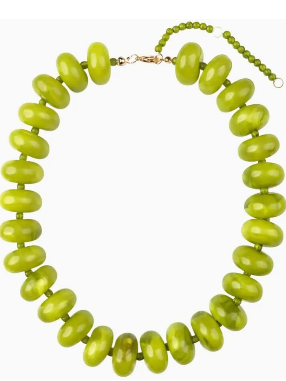Green Beaded Necklace